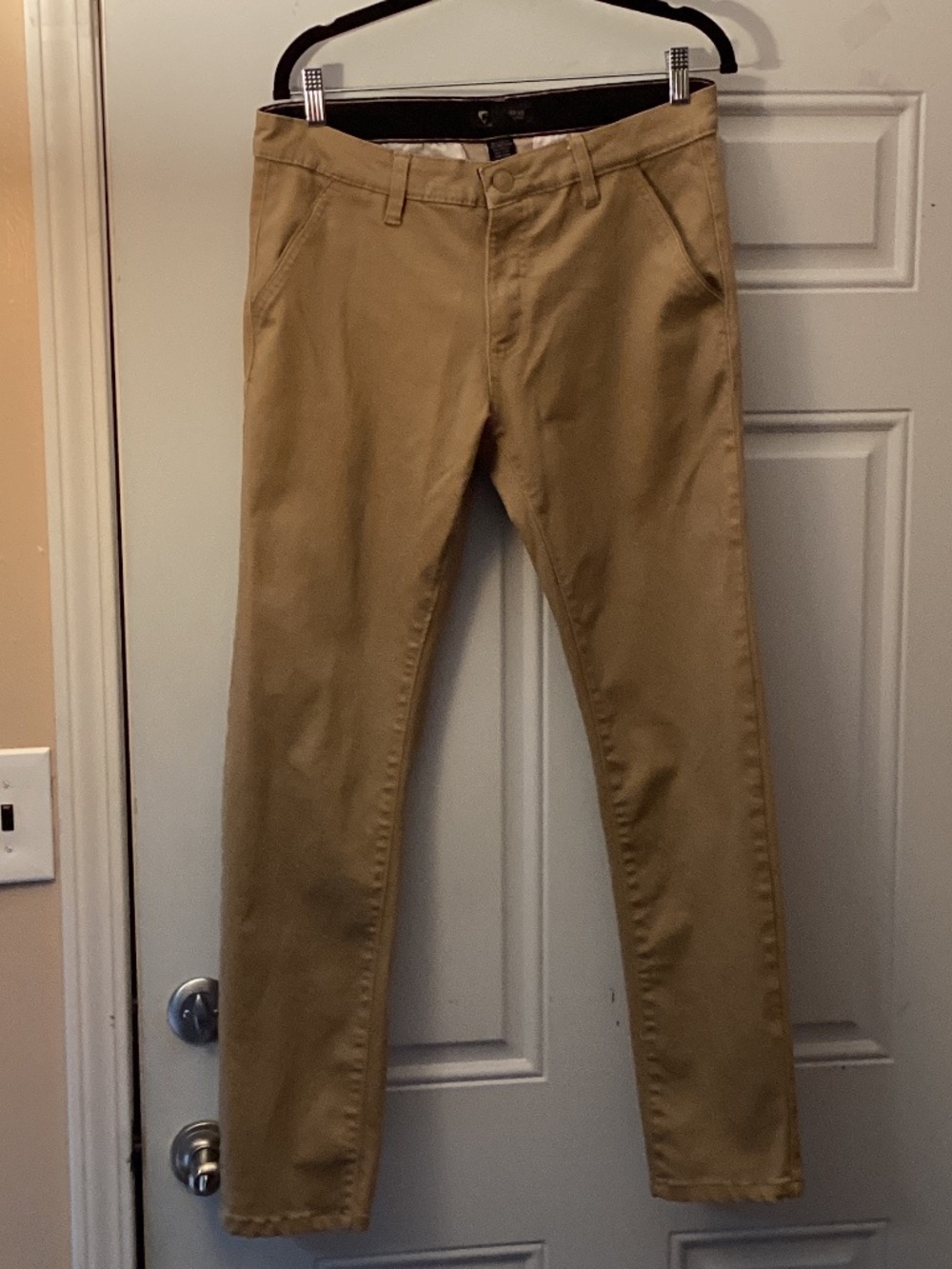 Slim Straight Men's Jeans - Tan